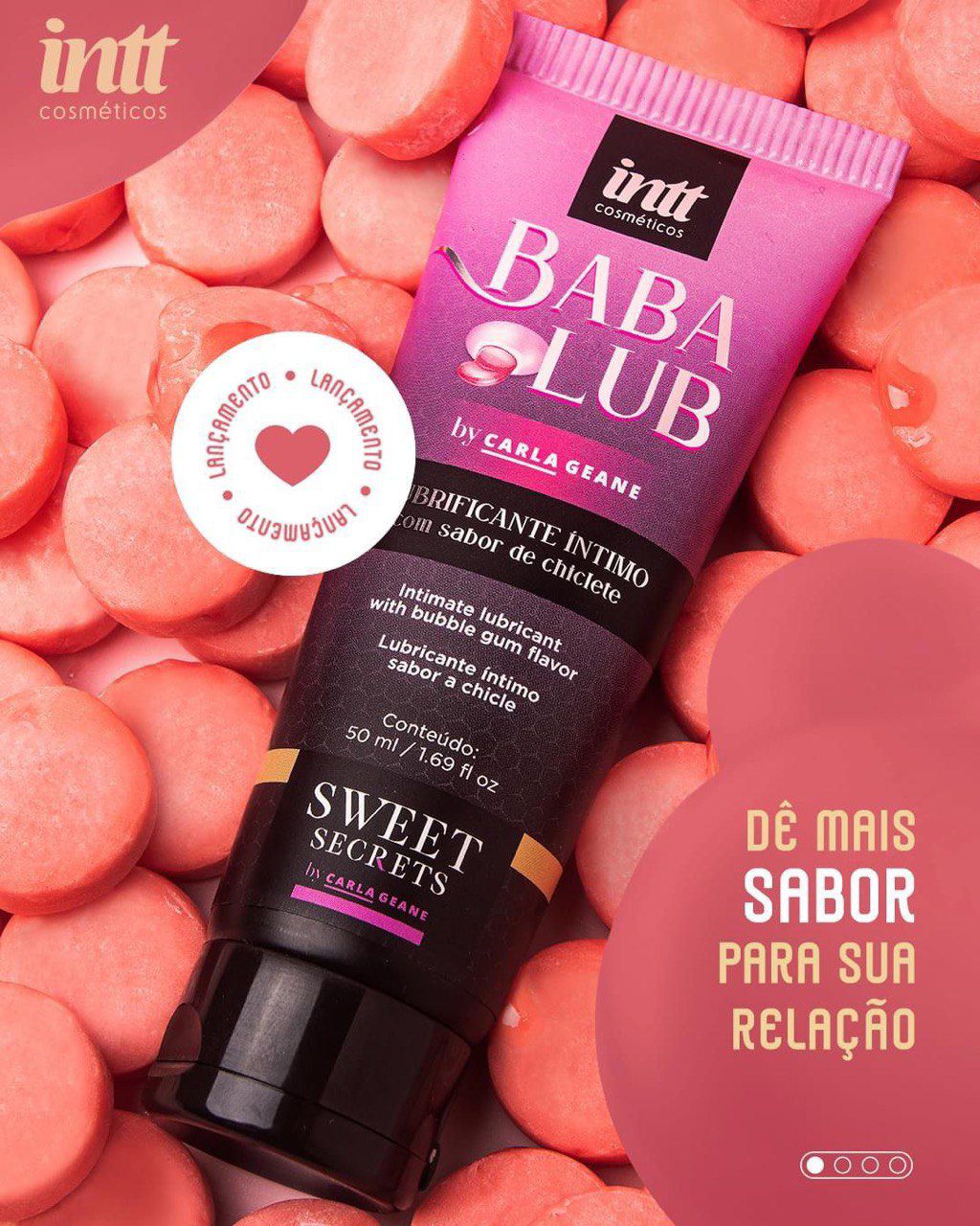BABALUB LUBRIFICANTE BEIJÁVEL À BASE D’ÁGUA 50ML