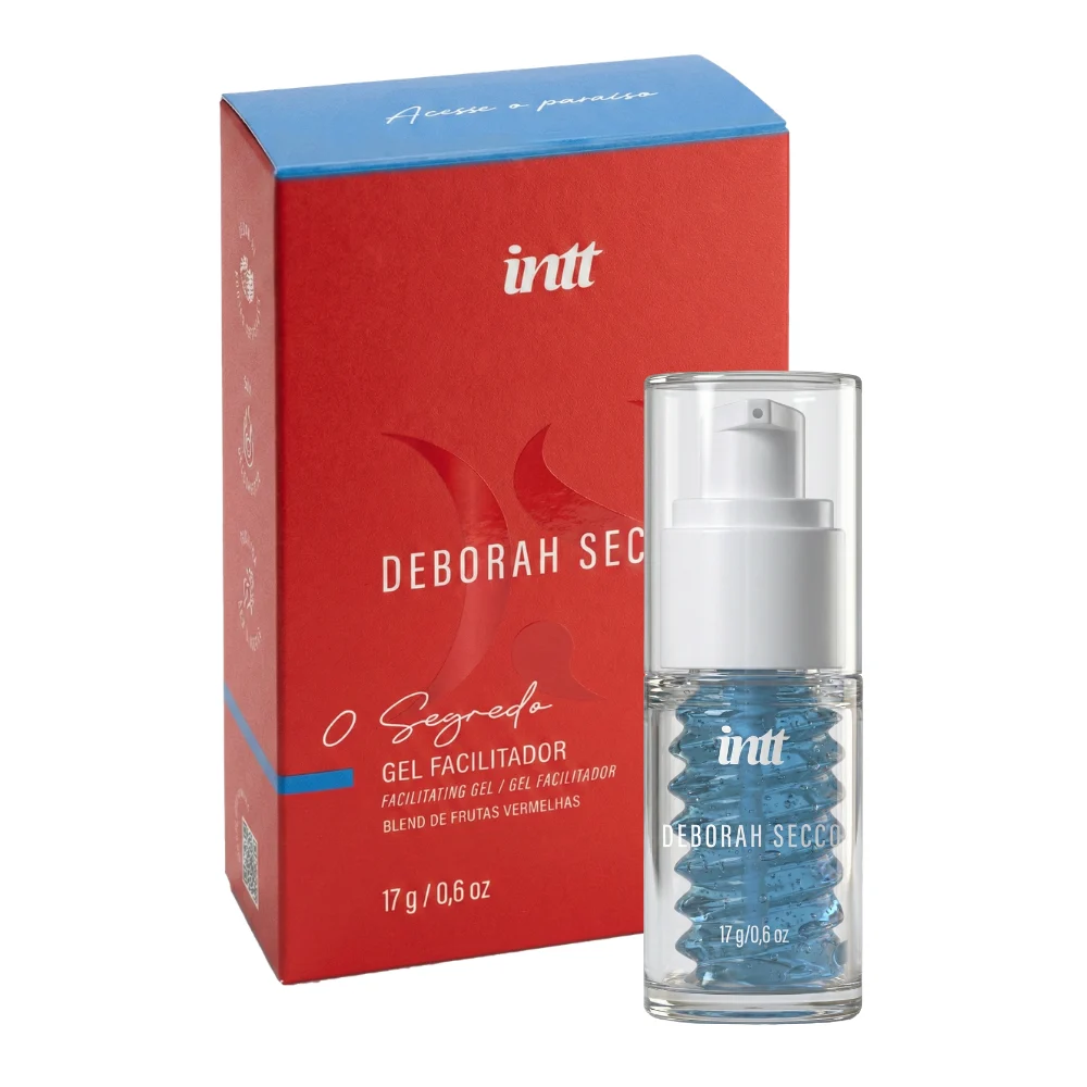 Segredo by Deborah Secco gel facilitador com aroma de frutas vermelha