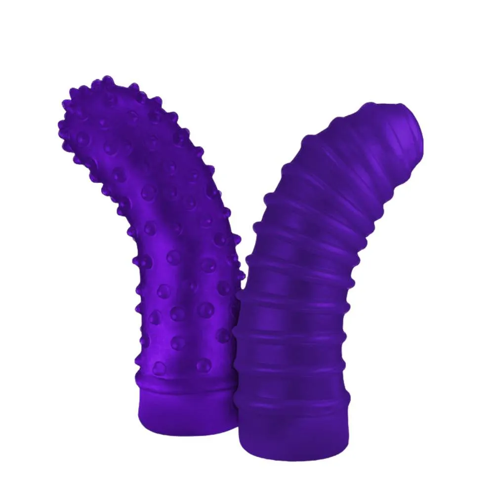 Kit 02 Capas Estimuladoras de Dedo Sexy Fantasy – Sexshop