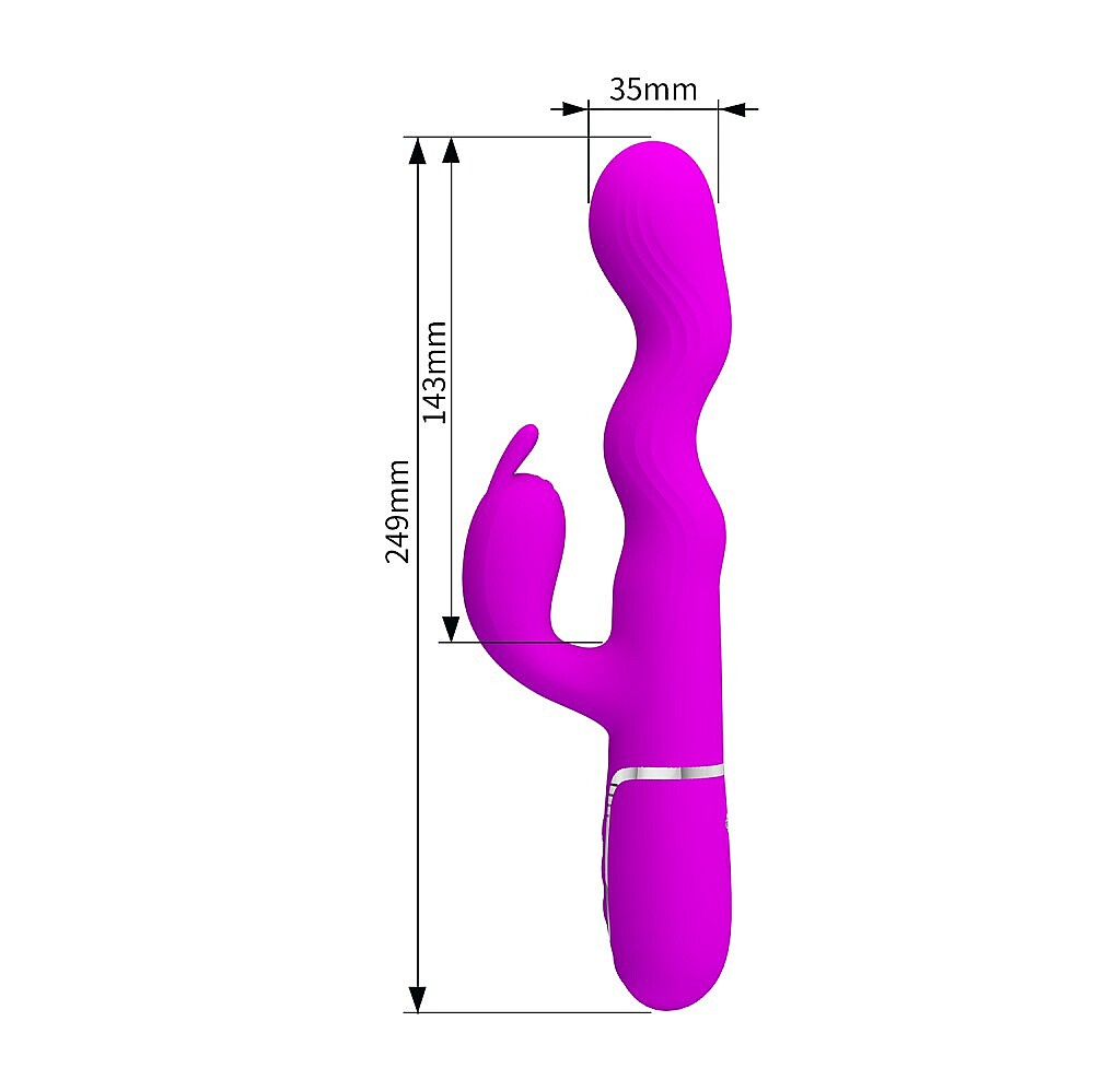 Laursen vibrador duplo com formato de coelho - Imagem 2