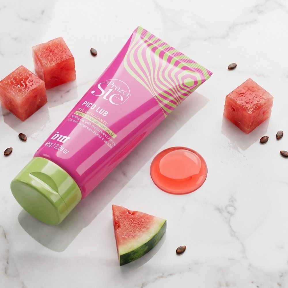 Pico Lub gel deslizante com aroma de melancia – 65g